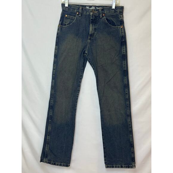 Wrangler Retro Jeans Women's 16R Blue Relaxed Fit Straight Leg 5 Pocket Denim - Picture 1 of 8